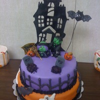 Spooky Cake Haunted Manor
