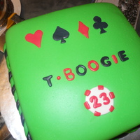 Poker Cake Cake for a friends 23rd birthday. It is all MMF.