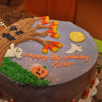Halloween Birthday Cake 