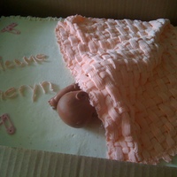 Sleeping Baby This was the first cake that I ever made outside of family and my job. It was supposed to be a peek-a-boo cake but when I received the baby...