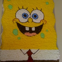 Sponge Bob This was my first character/3 D cake.