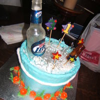 Beer Bucket Cake 