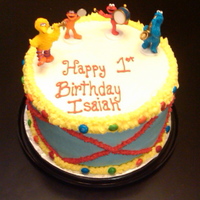 Elmo Beat The Drum Cake 