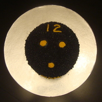 Bowling Ball Cake For Father's Day 3D bowling ball cake.