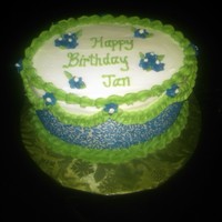 Butter Cake, Lemon Curd Filling, White Chocolate Buttercream 