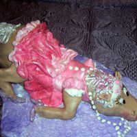 Eloise My grand-daughter requested a Princess Horse w/ sparkly shoes, a tiara & pretty hair...so here she is...Eloise! Dang those high heels!...