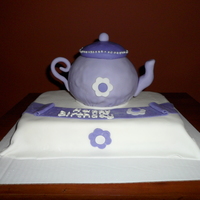Tea Pot Birthday Cake 