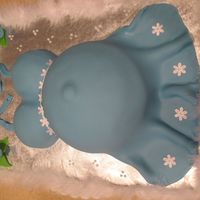 Belly Cake Another Belly cake I LOVE making this cake. French vanilla cake covered and decorated in MMF