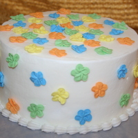 Spring Has Sprung I applied to become a WMI and made up a few dummy cakes to submit. This was a quick bc cake to show the apple blossom.