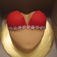 Bikini Babe Cake done for my nephew's 16th birthday. He LOVED it lol! Yellow cake covered in MMF