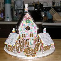 Gingerbread Village This was the first time I had every tried to make and decorate a gingerbread house. It was so much fun.