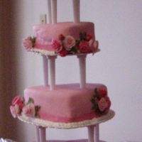 1St Valentine's Day Dance This is the first V-Day cake I made for work (senior living community) and very new at fondant. Fondant is hard on a heart shaped cake. My...