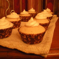 Brown Sugar Cupcakes With Banana Mousse 