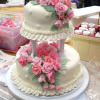 Two Tiered Final Cake For Course 3 This was my final cake project for course 3 and can be for any occasion such as wedding, bridal shower, or even anniversary as well. All...