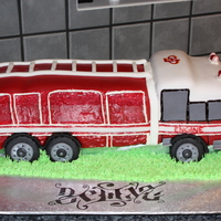 Fire Truck This was for my brother who wants to be a firefighter! the lights flashed and all!!