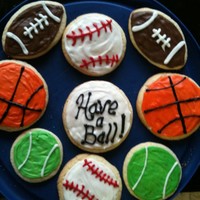 Sports Balls Cookies 