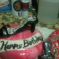 Pink Zebra Cake White Chocolate Cake with Cream Cheese Frosting and covered in fondant