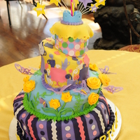 Topsy Turvy Unbirthday Cake 
