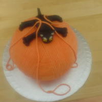 Debbie Brown Cat Cake I made this for my friends birthday, making the cat look like her own. I used a ball cake pan, Madeira cake, chocolate buttercream, and...