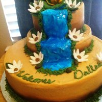 Baby Simba Babyshower Cake This was my first paid cake by a non-relative. Their theme was baby simba. The cake was white with fresh strawberries and buttercream. The...