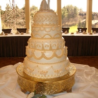 Grand Ballroom This is a Martha Stewart 'knockoff'. Cake was all buttercream . . . every layer a different flavor and design. It took hours and...