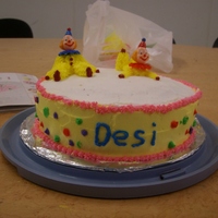 Clown Cake this was the second cake i made in my first class