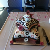 Baby Shower Cake This is my second fondant cake, for a baby shower