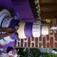 Purple Wedding Cake This is my "miracle" wedding cake. After a tough week personally & a disastrous decorating day for this cake, it finally all...