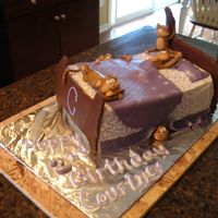 5 Monkeys Jumping On A Bed A friend of mine wanted a cake to go along with her daughter's favorite book about monkeys jumping on a bed. This was such a fun...