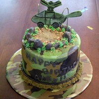 Camo Cake I did this cake for our son, he turned 6 Thursday, wanted a cake that reminded him of his daddy !!!! I have to give credit to the people on...