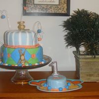 Monkey Cake Monkey Themed cake for 1yr old's bday.