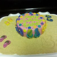 Flip Flop Cake 