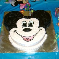 Mickey Mouse Cake My Daughter's 3rd birthday cake!