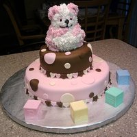 Christening Cake I made this cake for a friends baby shower.