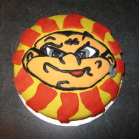 Valentino Rossi Cake Cake I made for a friend who is a Valentino Rossi fan - this is his logo from his merchandise. First cake I made with sugarpaste icing. Any...