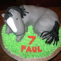 3D Horse Cake 3D Horse cake for a boys 7th birthday
