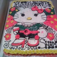 Hello Kitty Cake all buttercream