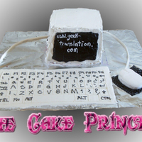 Computer Cake computer cake with everything edible on it, including the mouse and keyboard