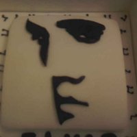 Elvis Cake Victoria sponge cake with Vanille buttercream. I was asked to make an Elvis cake, Hadnt got a clue where to start so come up with this idea...