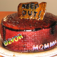 Just For Fun This is the first time I ever used an airbrush. It was also the first time I used my brick and cobblestone patterns for fondant. It was a...