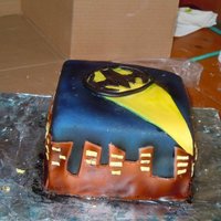 Bat Signal My 10 year old niece asked me at the very last minute to help her make a cake for her uncle who was having a birthday party that had a...