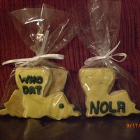 New Orleans Cookies Nola themed cookies covered in royal icing