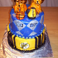 Graduation - Lions Pride Twin girls are graduating from elementary school to middle school. The bottom tier represents their elementary school with the mascot. The...