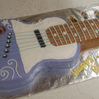 Hanna Montana Guitar The cake is decorated in BC.....