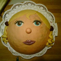 Face Cake A cake I made for my friend's 18th birthday. It was her last children's birthday cake. :)