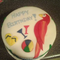 Jimmy Buffet Birthday Jimmy Buffet themed birthday cake. This was my first cake working with fondant.