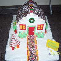 Merry Christmas/happy Birthday This was a birthday cake for my mom. Her birthday was the same day as our family christmas party, so I figured I would go with the theme....