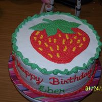 Strawberry cake for a strawberry lover