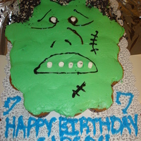 Birthday my 7 year old son's birthday cake