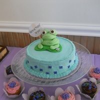 Froggy Cake I made this cake (along with others) for my sister's end of chemo party....she love's frogs. I was inspired by the many frog...